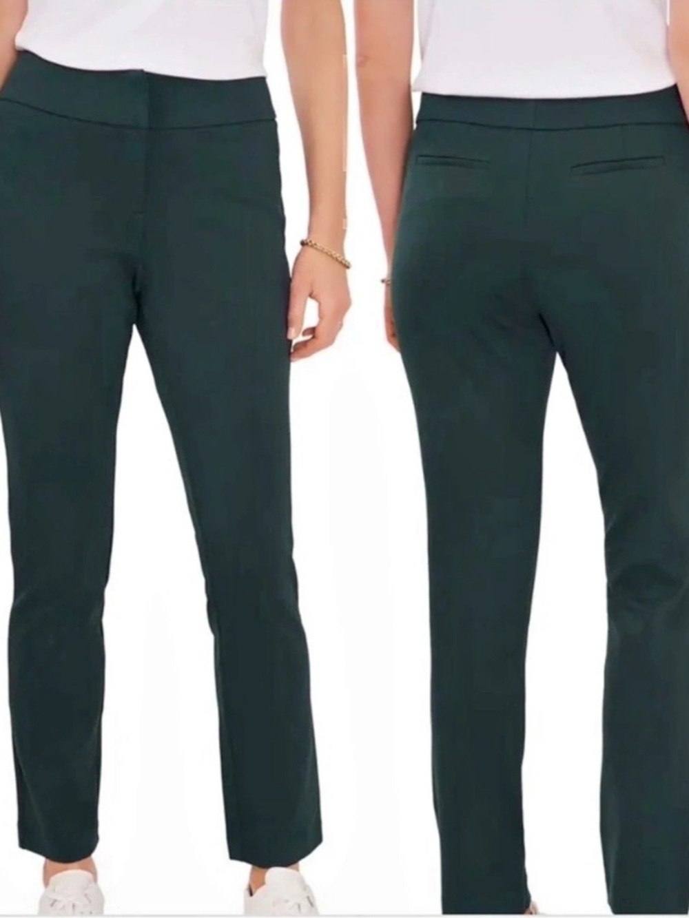 Vince Camuto Dark Green Dress Pants - Straight Ankle
